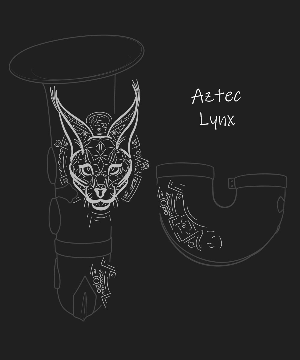 Aztec Lynx Premium Engraving