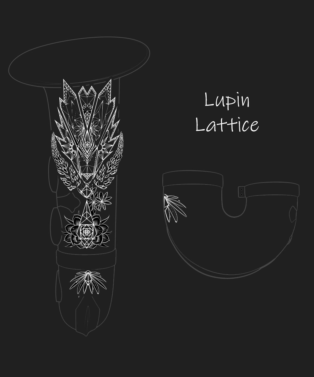 Lupin Lattice Premium Engraving