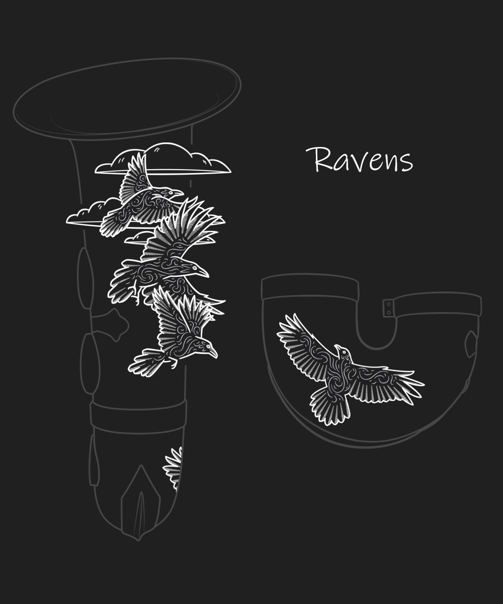 Ravens Premium Engraving