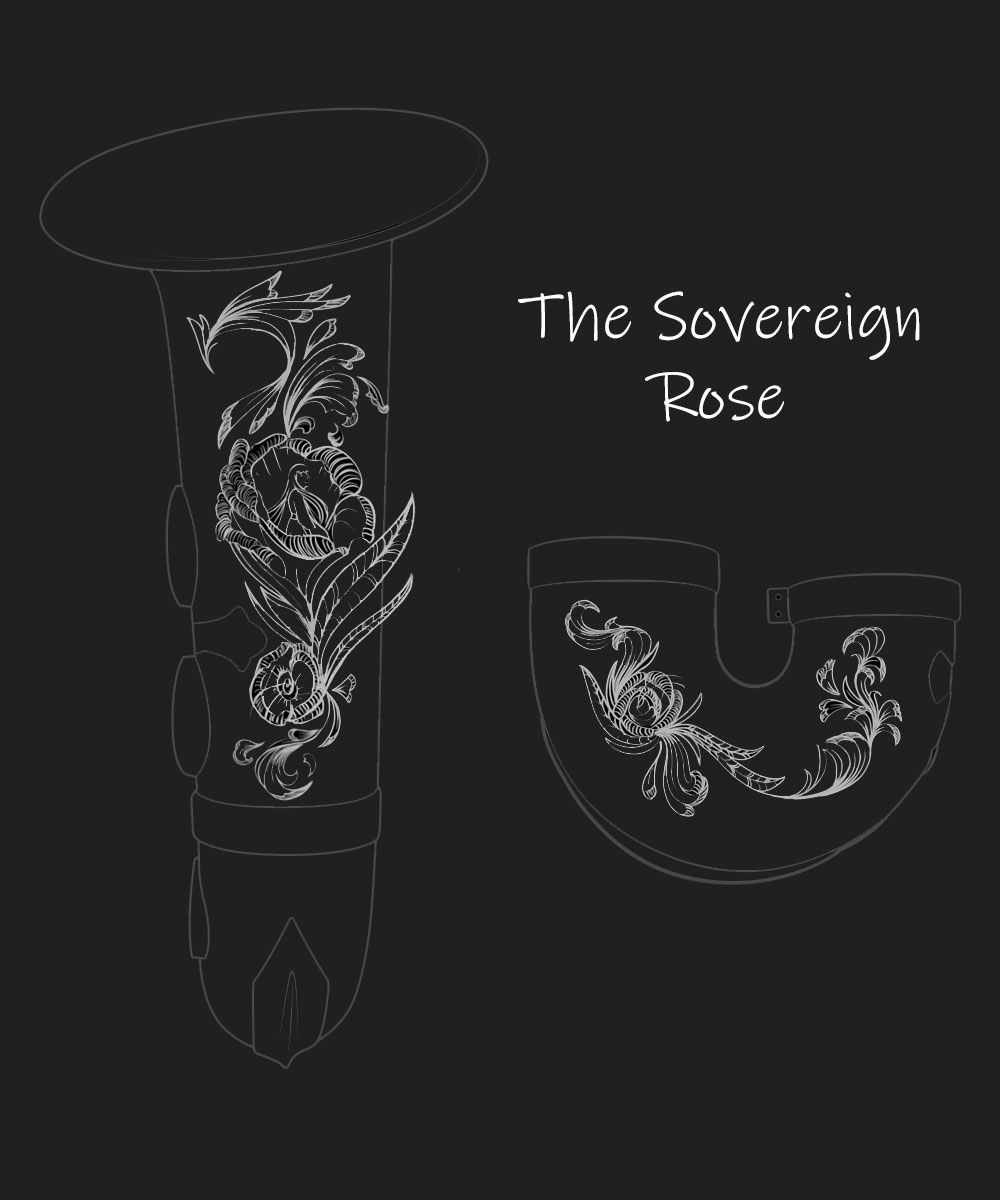 The Sovereign Rose Premium Engraving